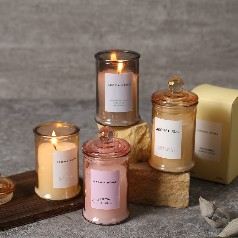 La Bougie Veillée – Bougie Parfumée à la Cire de Soja, en Coffret
