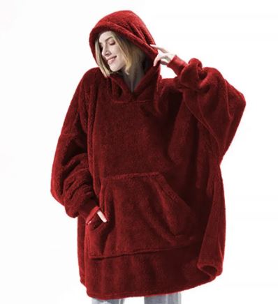Le Cocon – Plaid à Capuche Double Polaire