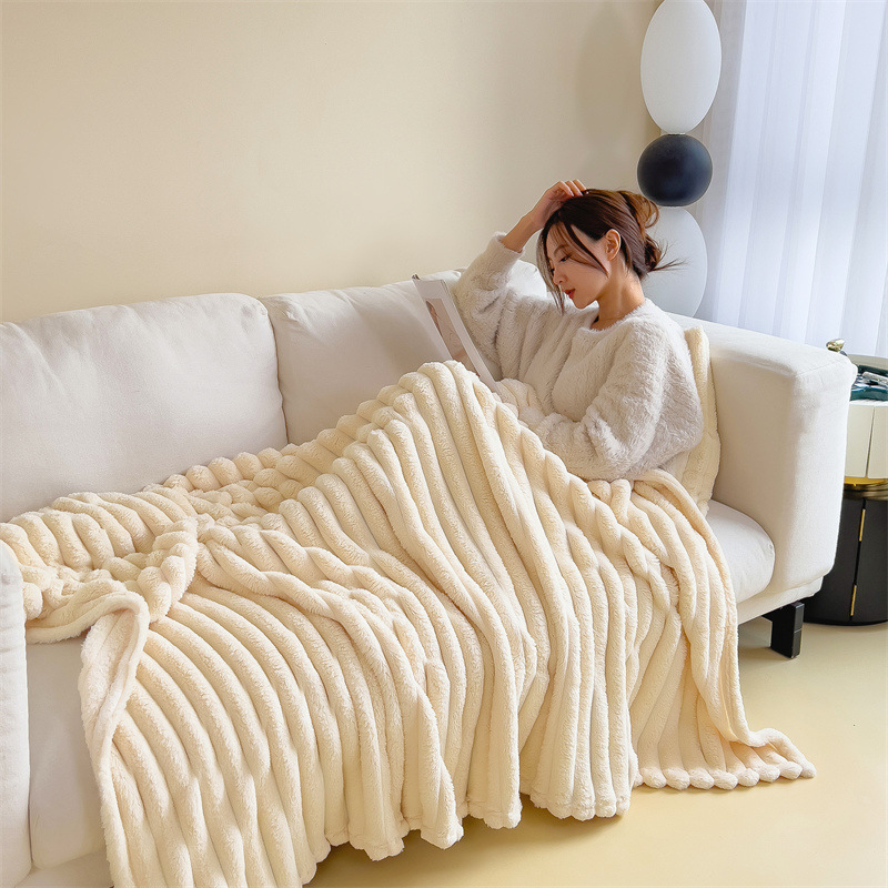 Plaid Nuage – Plaid Côtelé Ultra-Doux