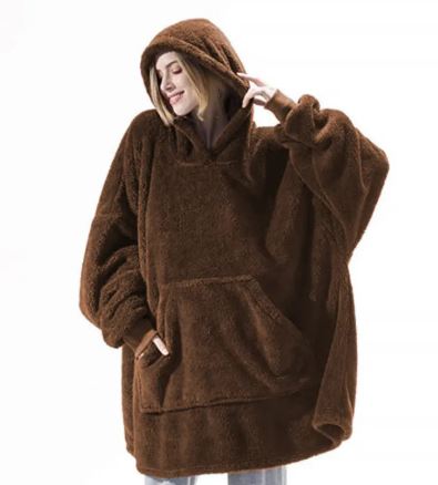 Le Cocon – Plaid à Capuche Double Polaire
