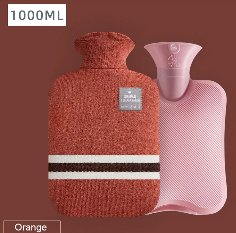La Bouillotte Feutrée – Bouillotte & Housse en Maille