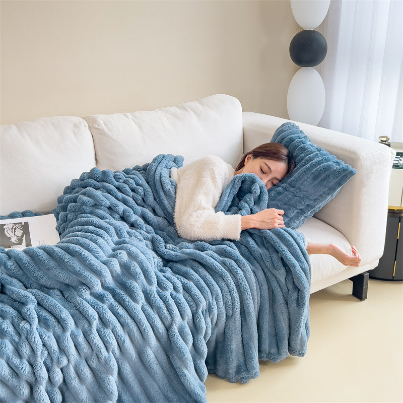 Plaid Nuage – Plaid Côtelé Ultra-Doux