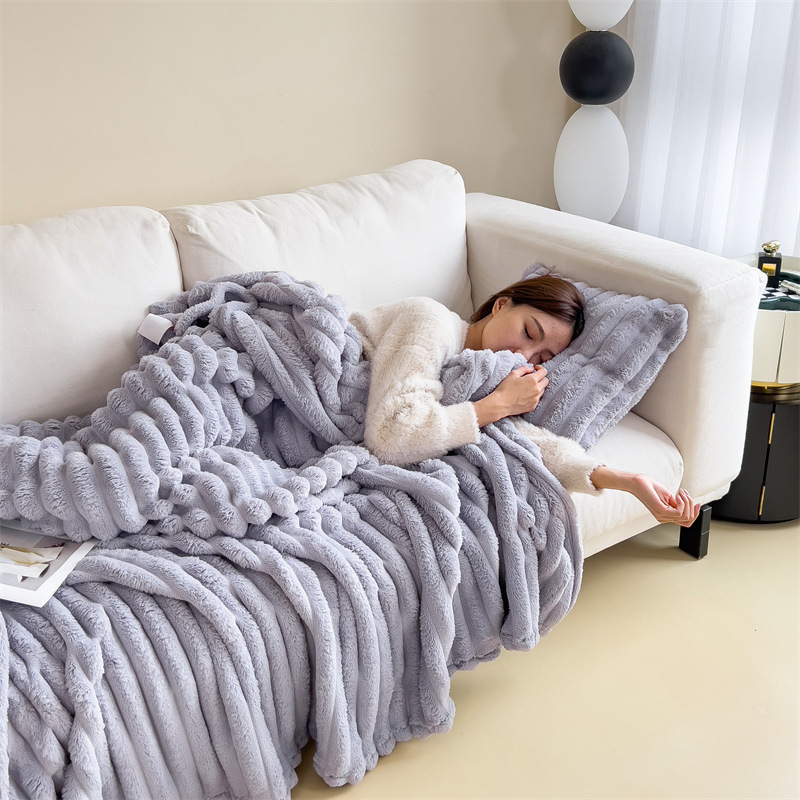 Plaid Nuage – Plaid Côtelé Ultra-Doux