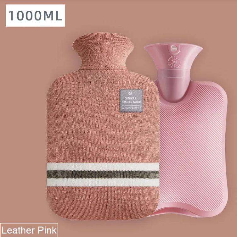 La Bouillotte Feutrée – Bouillotte & Housse en Maille