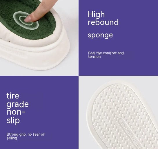 Chaussons Nuage – Chaussons Matelassés Doublés Peluche