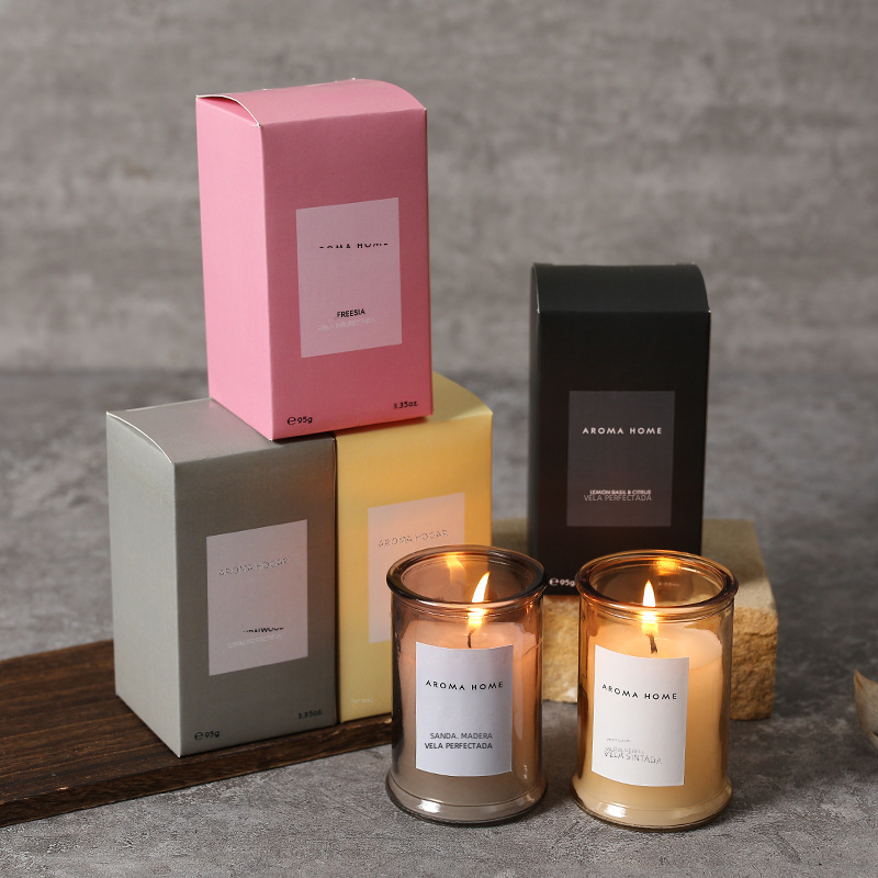 La Bougie Veillée – Bougie Parfumée à la Cire de Soja, en Coffret