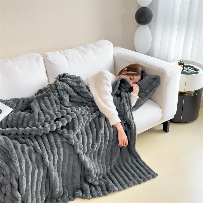 Plaid Nuage – Plaid Côtelé Ultra-Doux
