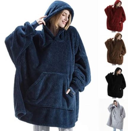 Le Cocon – Plaid à Capuche Double Polaire