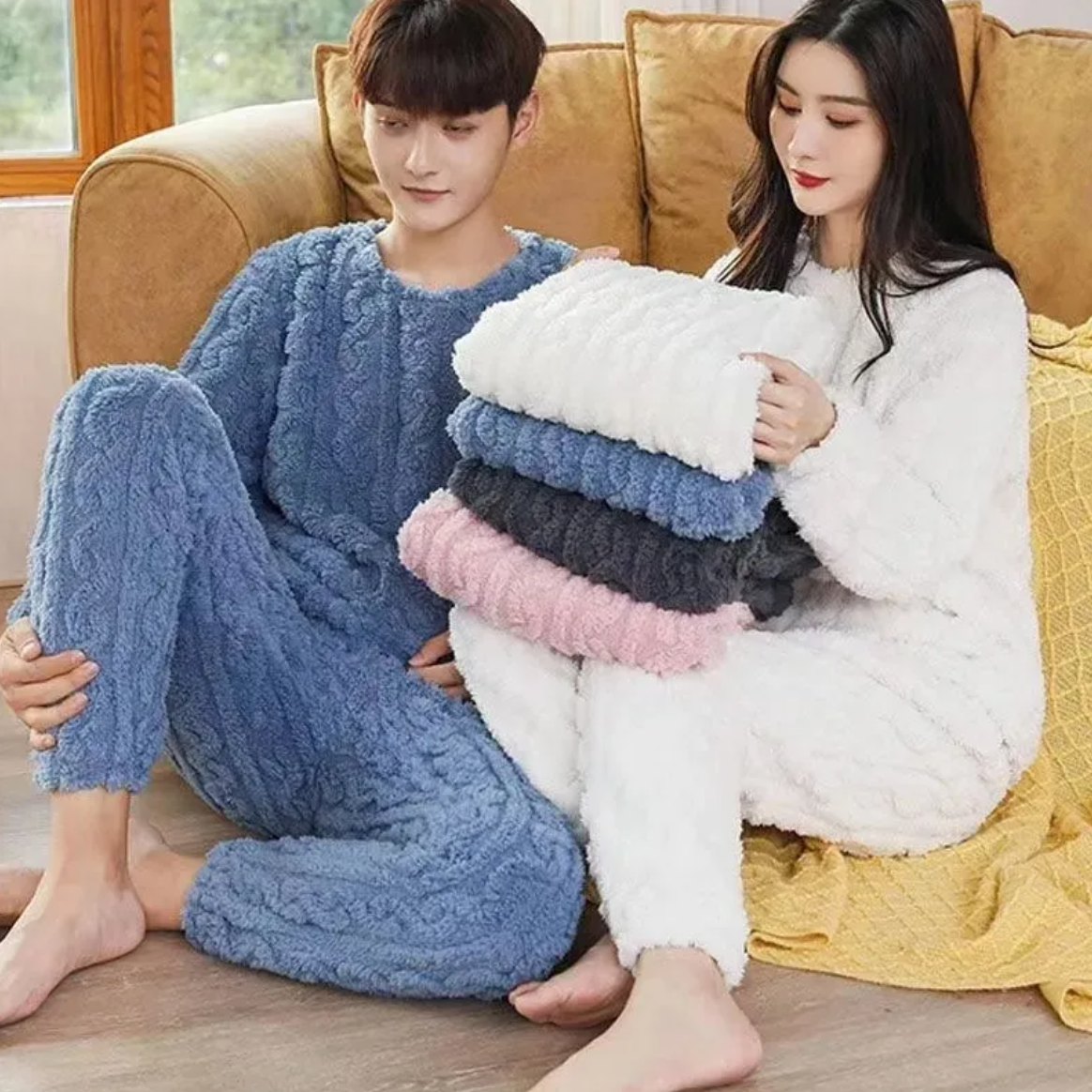 Ensemble Flocon – Pyjama Polaire Pilou-Pilou