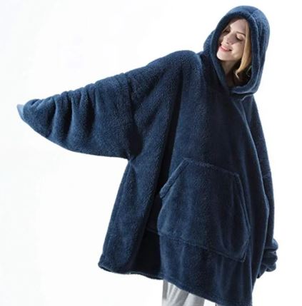 Le Cocon – Plaid à Capuche Double Polaire